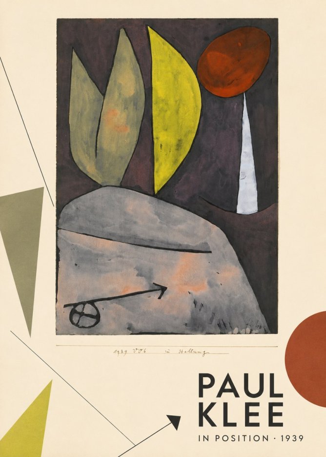 Paul Klee In Position No4 - Plakat