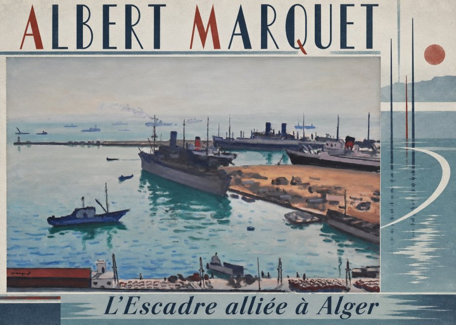 Albert Marquet L'escadre Alliée À Alger No3 - Plakat