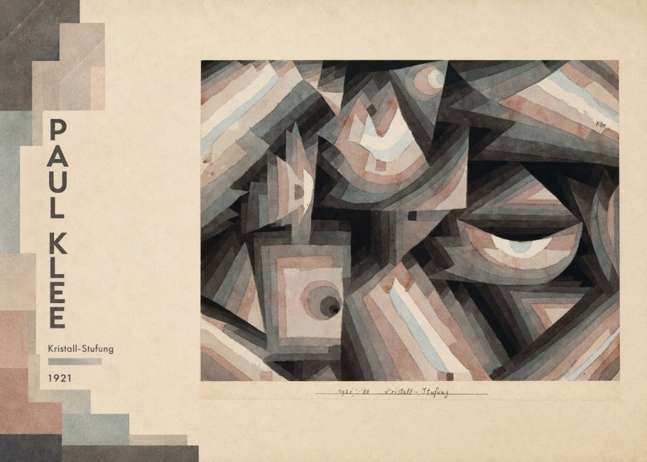 Paul Klee Kristall-stufung I No2 - Plakat