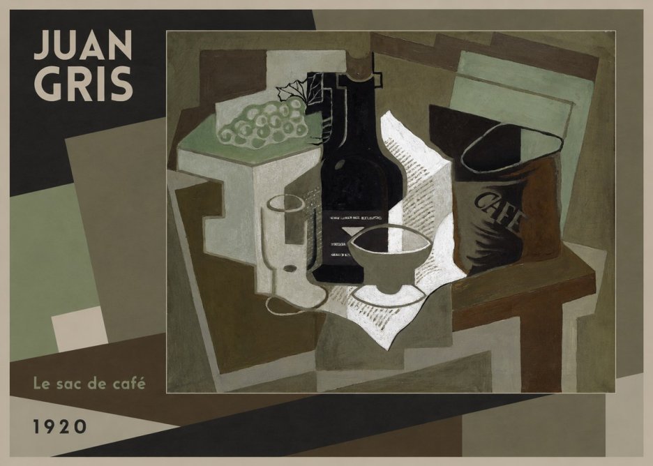 Juan Gris Le Sac De Café No2 - Plakat