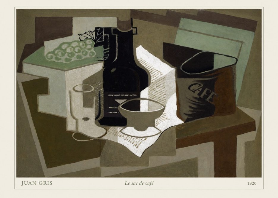 Juan Gris Le Sac De Café No6 - Plakat