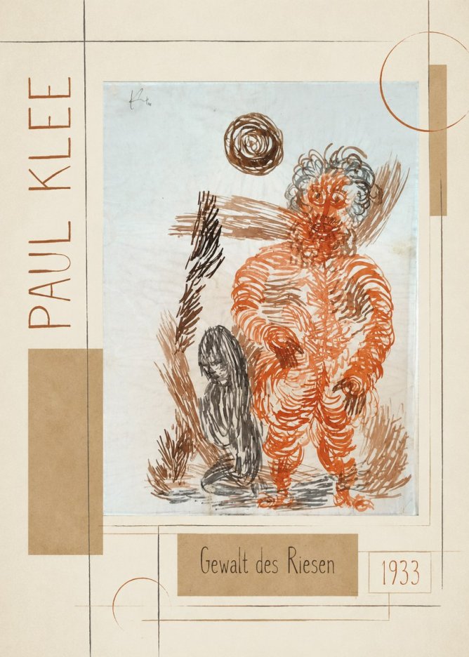 Paul Klee Gewalt Des Riesen II No2 - Plakat
