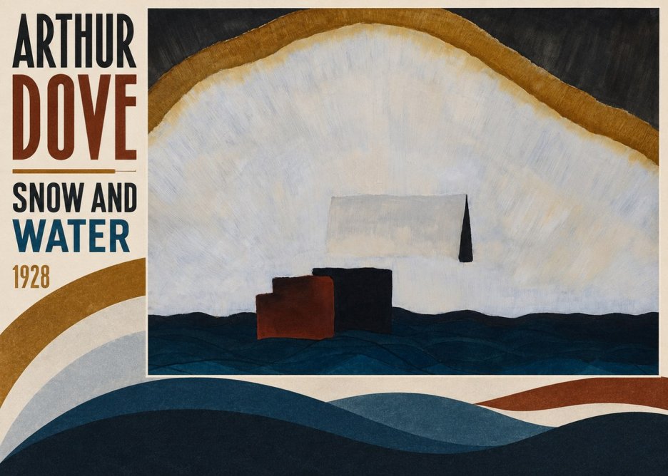 Arthur Dove Snow and Water No4 - Plakat