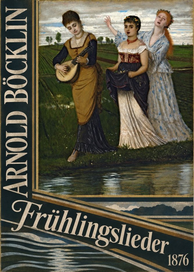 Arnold Böcklin Frühlingslieder No6 - Plakat