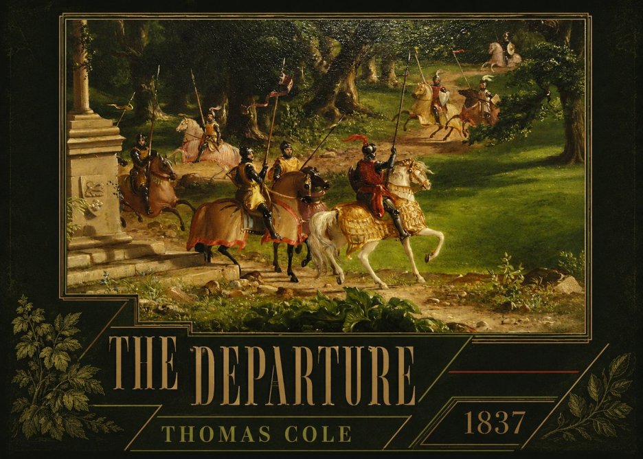 Thomas Cole The Departure III No3 - Plakat