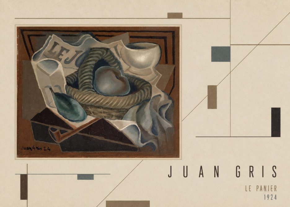 Juan Gris Le Panier No4 - Plakat