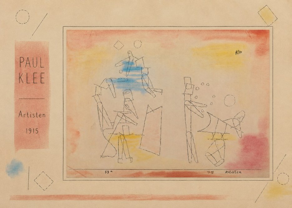 Paul Klee Artisten No2 - Plakat