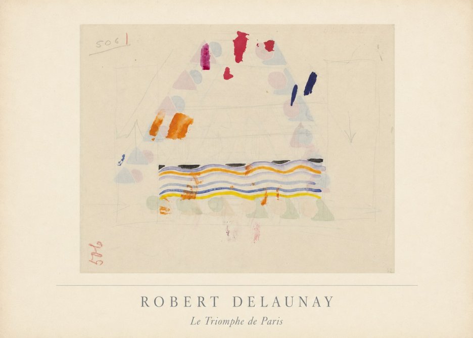 Robert Delaunay Le Triomphe De Paris V No3 - Plakat