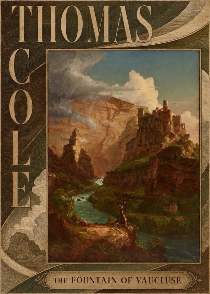 Thomas Cole The Fountain of Vaucluse II No5 - Plakat