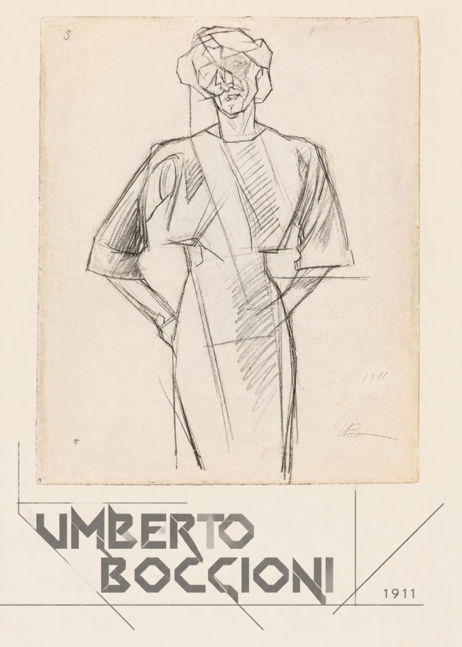 Umberto Boccioni Figure Study, 1911 No4 - Plakat