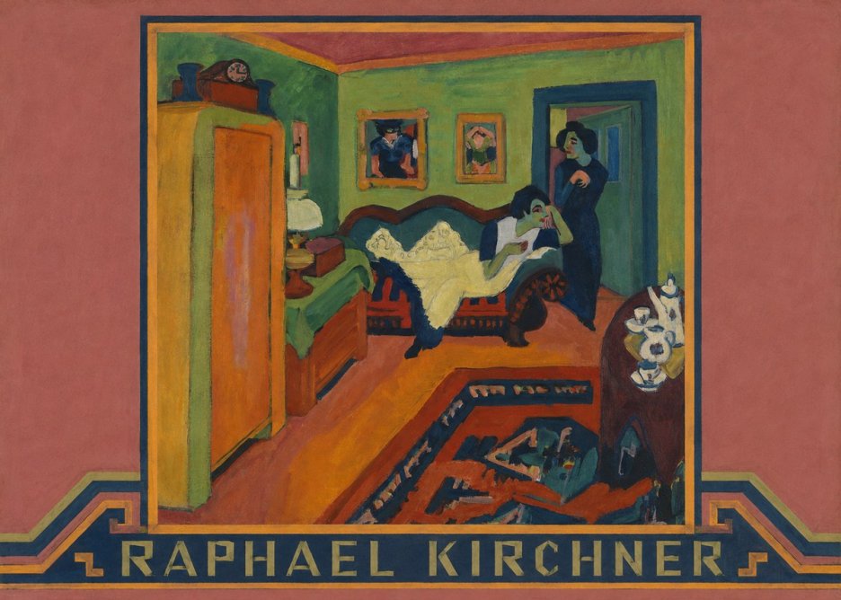 Raphael Kirchner Interior with Two Women No4 - Plakat