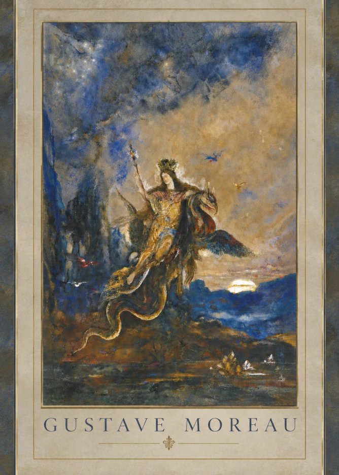 Gustave Moreau Les Fées No4 - Plakat