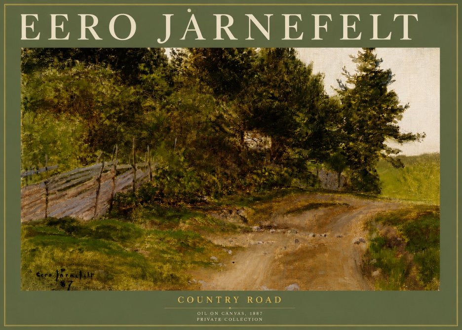 Eero Järnefelt Country Road No4 - Plakat