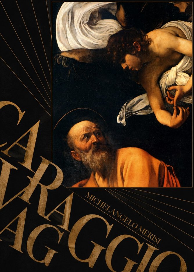 Michelangelo Merisi da Caravaggio The Inspiration of Saint Matthew I No5 - Plakat