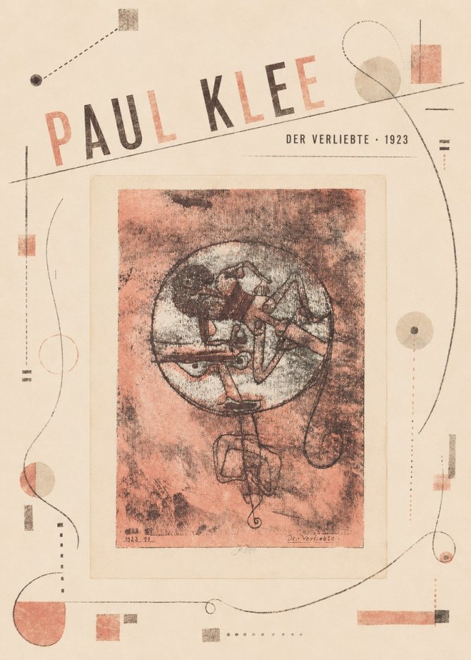 Paul Klee Der Verliebte II No5 - Plakat