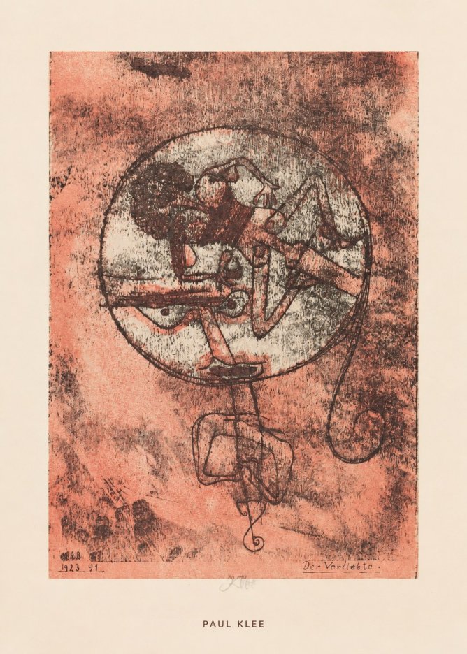 Paul Klee Der Verliebte II No6 - Plakat