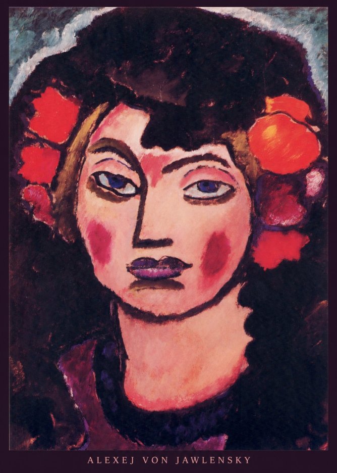 Alexej von Jawlensky Portrait of a Woman No5 - Plakat