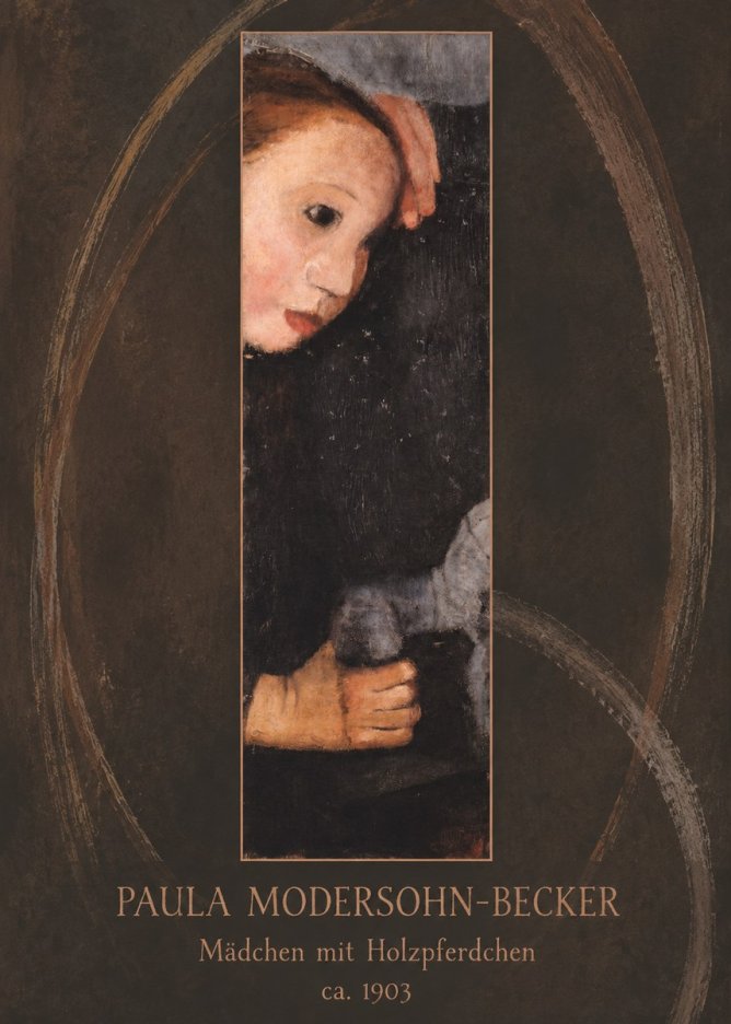 Paula Modersohn-Becker Mädchen Mit Holzpferdchen No5 - Plakat