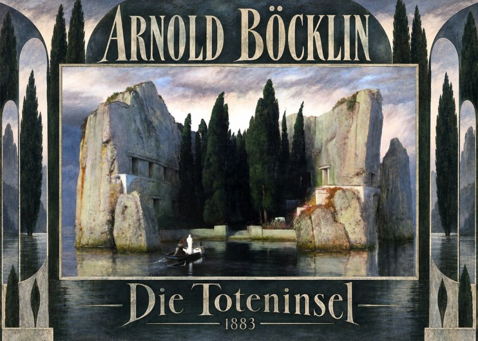 Arnold Böcklin Die Toteninsel VII No5 - Plakat