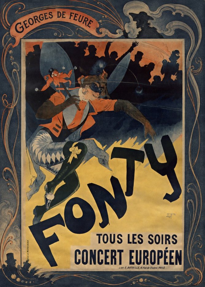 Georges de Feure Fonty II No4 - Plakat