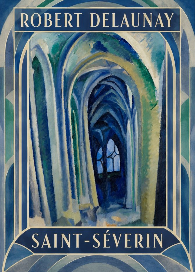 Robert Delaunay Saint-séverin No1 - Plakat