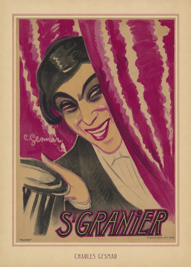 Charles Gesmar S! Granier II No3 - Plakat
