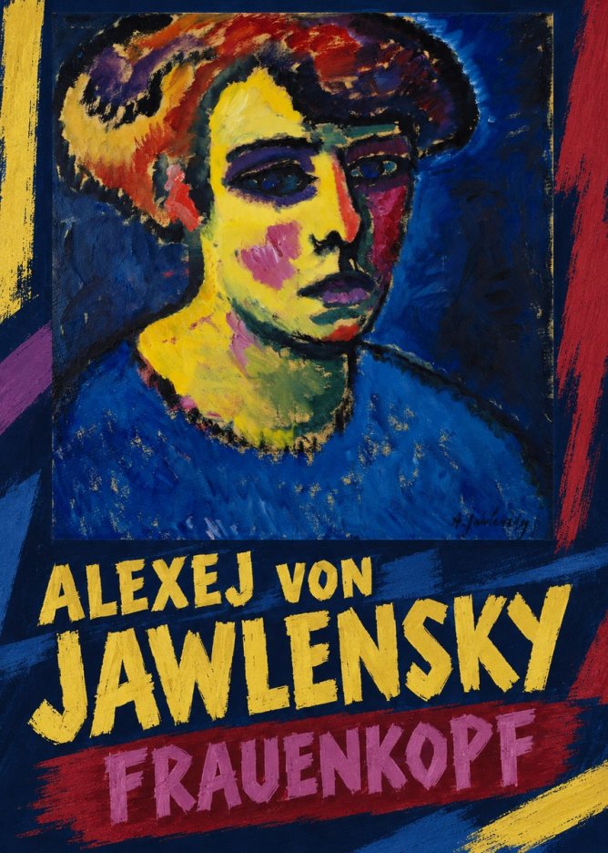 Alexej von Jawlensky Frauenkopf No2 - Plakat