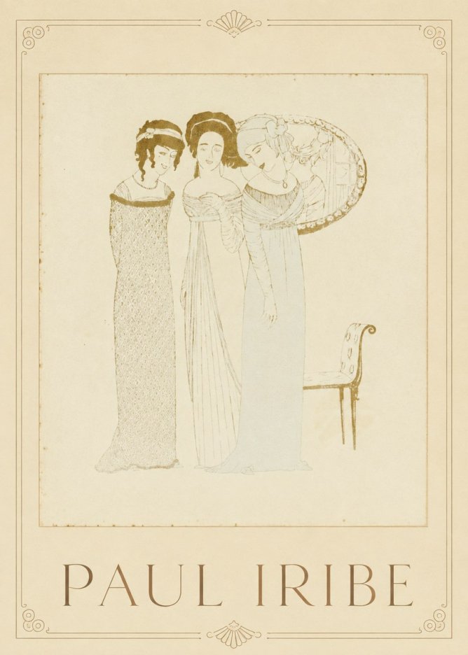 Paul Iribe Elegant Figures No1 - Plakat