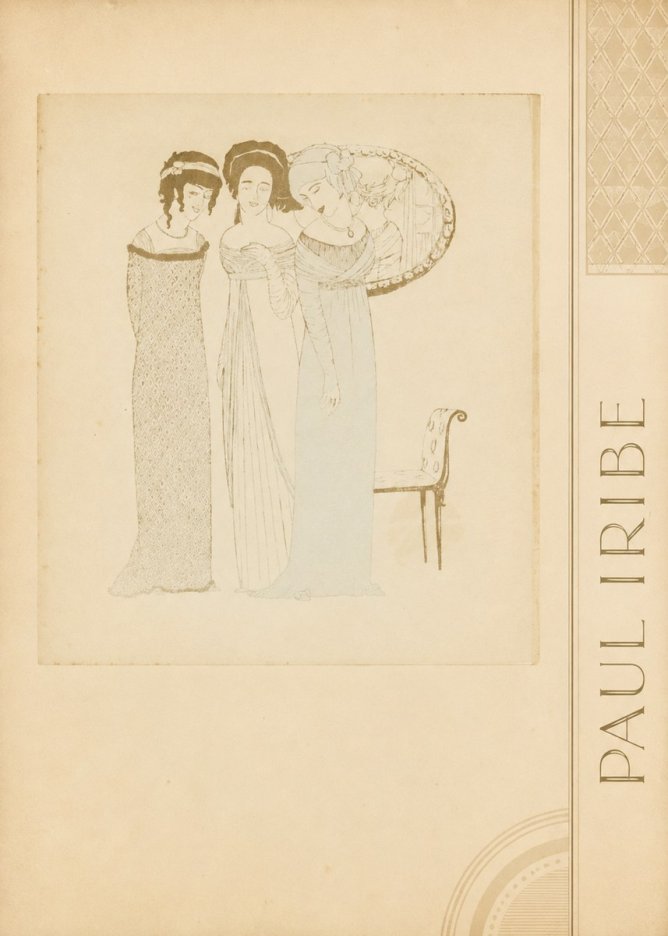 Paul Iribe Elegant Figures No2 - Plakat