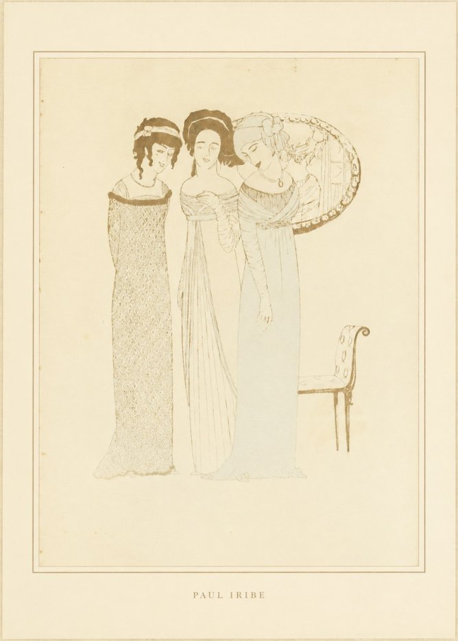 Paul Iribe Elegant Figures No4 - Plakat