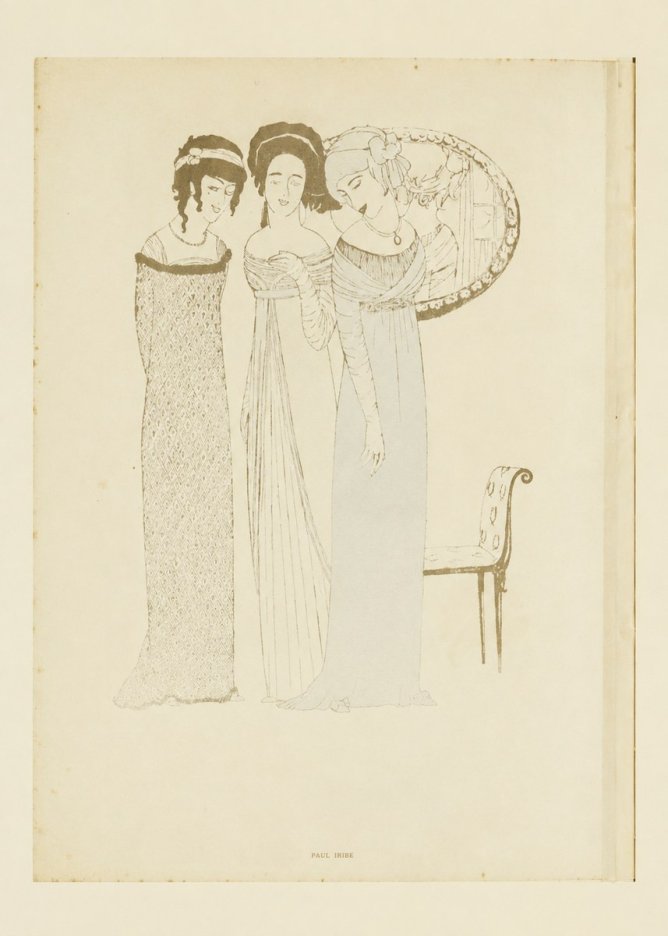 Paul Iribe Elegant Figures No5 - Plakat