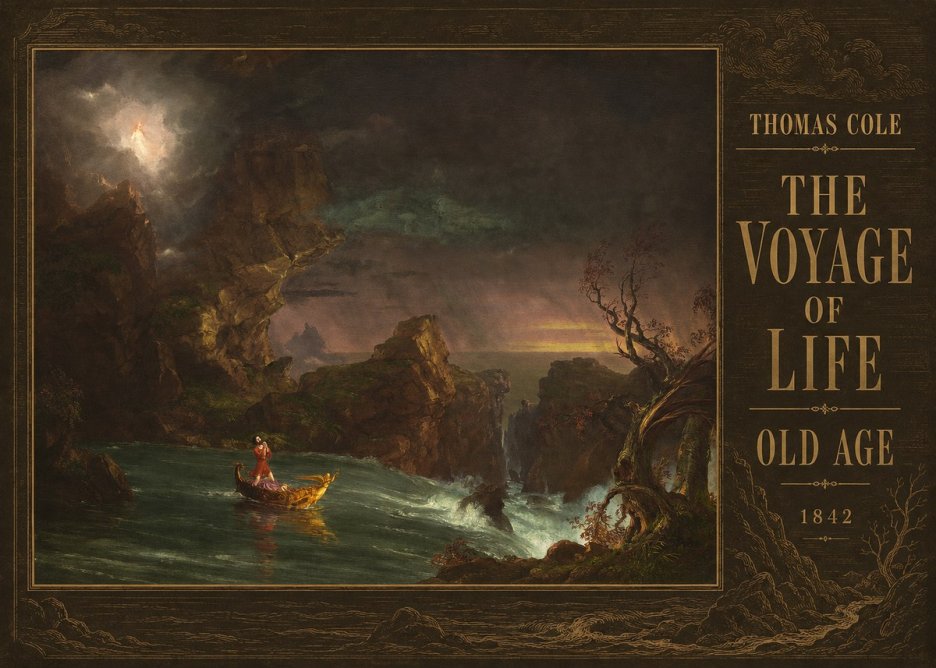 Thomas Cole The Voyage of Life: Old Age V No3 - Plakat