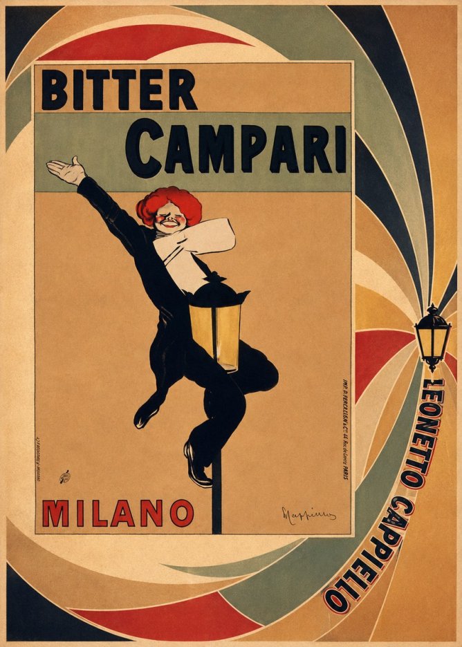 Leonetto Cappiello Bitter Campari II No6 - Plakat