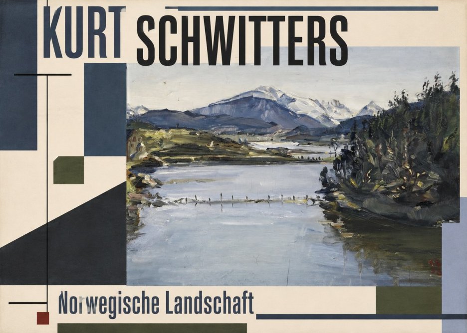 Kurt Schwitters Norwegische Landschaft No2 - Plakat