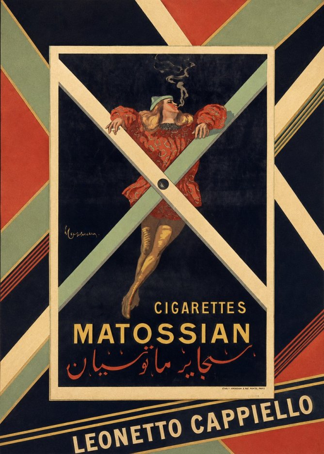Leonetto Cappiello Cigarettes Matossian No3 - Plakat