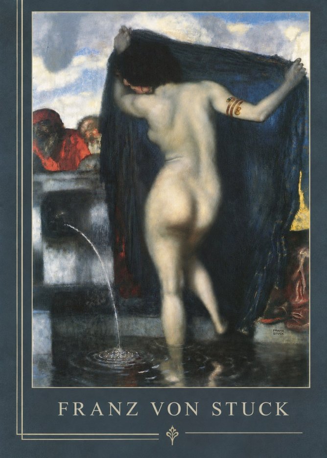 Franz von Stuck Susanna and the Elders No6 - Plakat