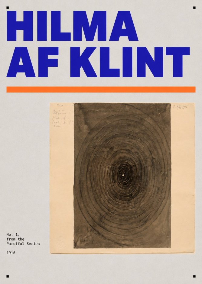 Hilma af Klint No. 1, from the Parsifal Series No5 - Plakat