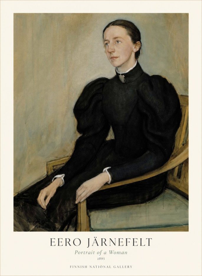 Eero Järnefelt Portrait of a Woman No1 - Plakat