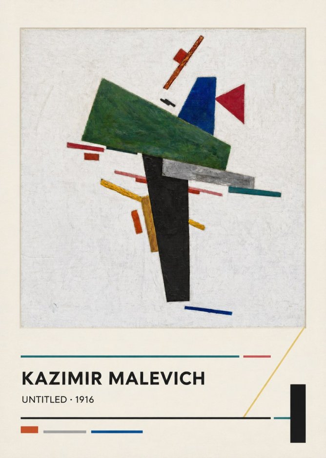 Kazimir Malevich Suprematist Composition II No6 - Plakat