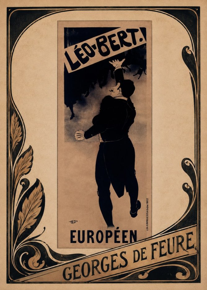 Georges de Feure Léo-bert. Européen No1 - Plakat