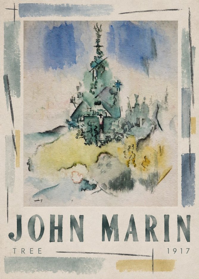 John Marin Tree No2 - Plakat