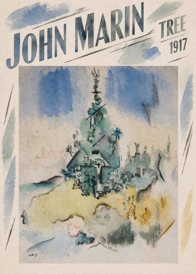 John Marin Tree No4 - Plakat