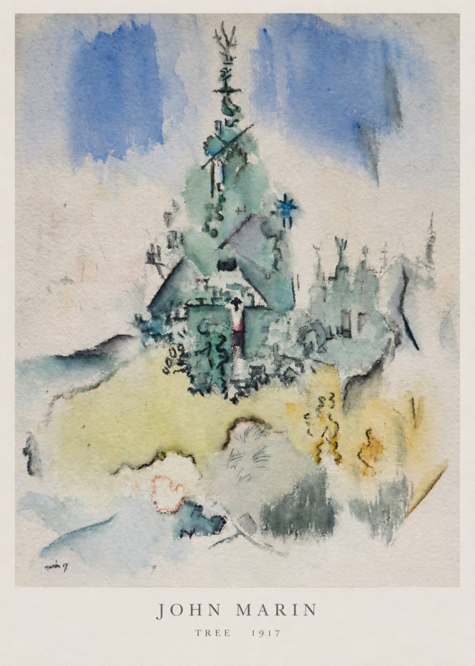 John Marin Tree No6 - Plakat