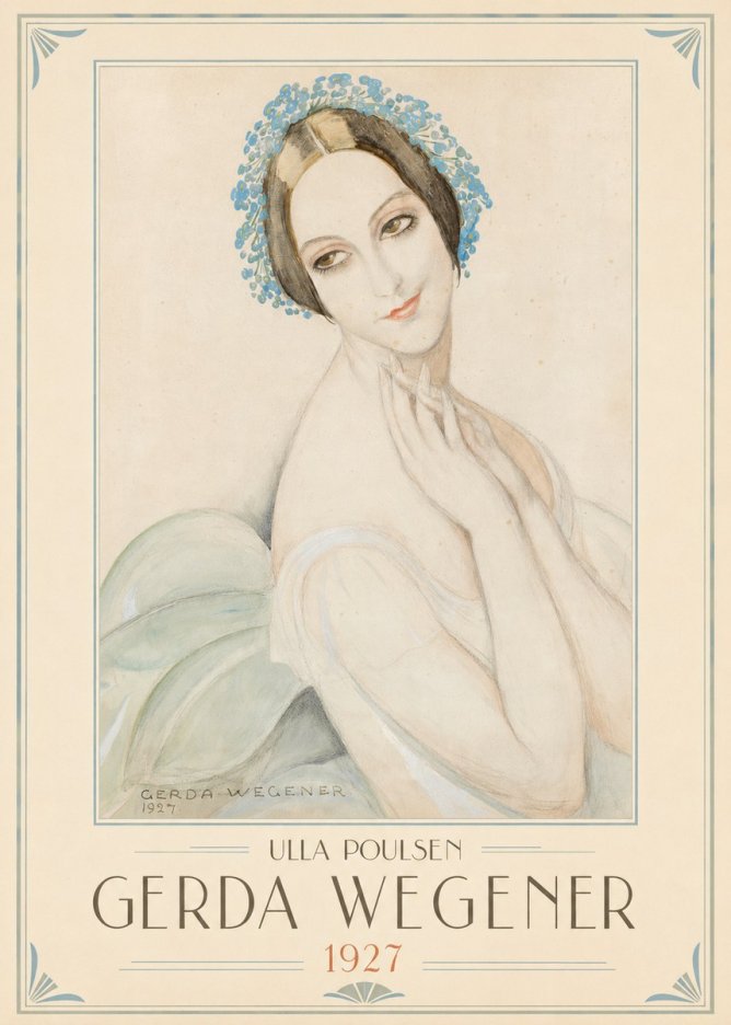 Gerda Wegener Ulla Poulsen No1 - Plakat