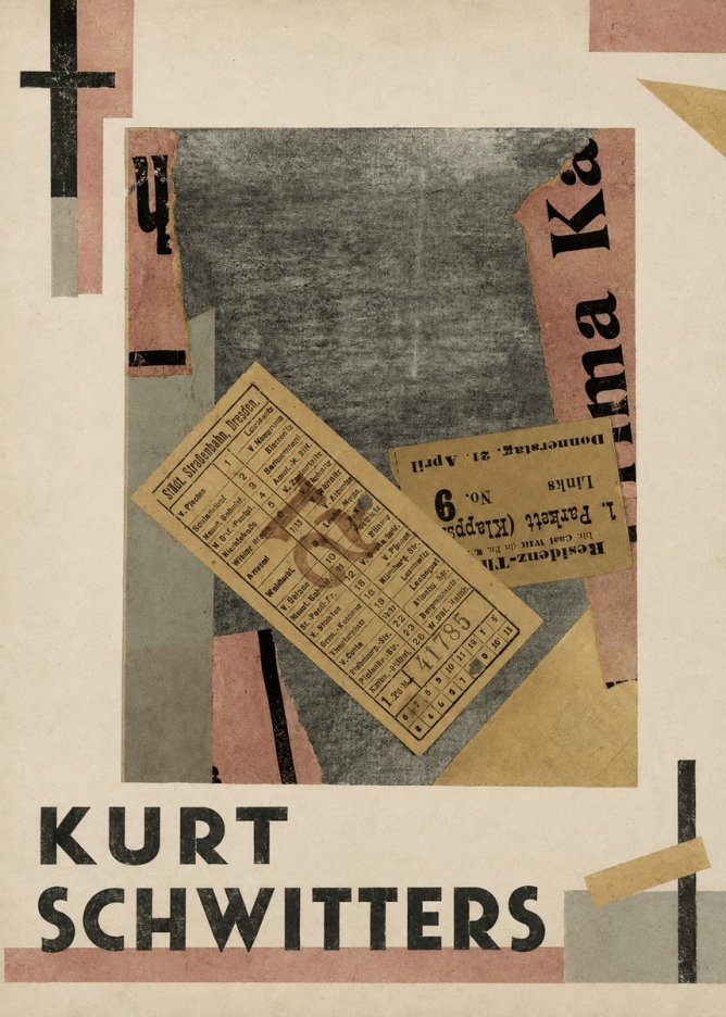 Kurt Schwitters Merz Collage No1 - Plakat