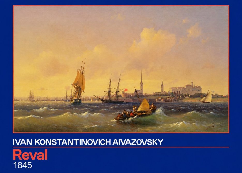Ivan Konstantinovich Aivazovsky Reval No2 - Plakat