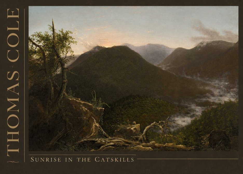 Thomas Cole Sunrise in the Catskills II No3 - Plakat