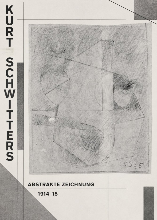 Kurt Schwitters Abstrakte Zeichnung No2 - Plakat