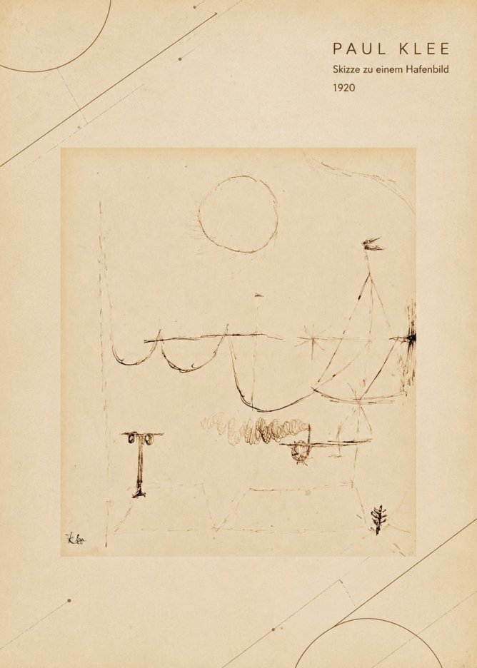 Paul Klee Skizze Zu Einem Hafenbild No4 - Plakat
