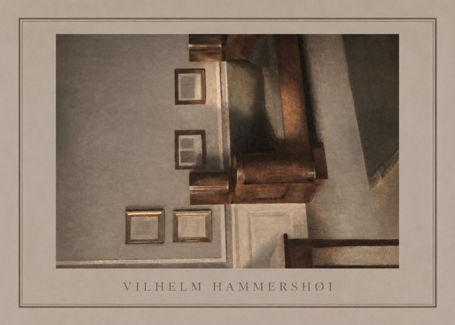 Vilhelm Hammershøi Interior II No3 - Plakat